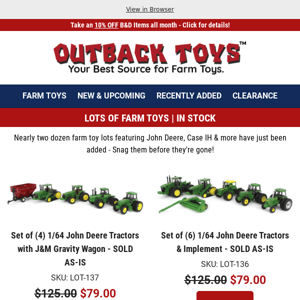 LOTS of Farm Toys | In Stock! 🚜🚜🚜