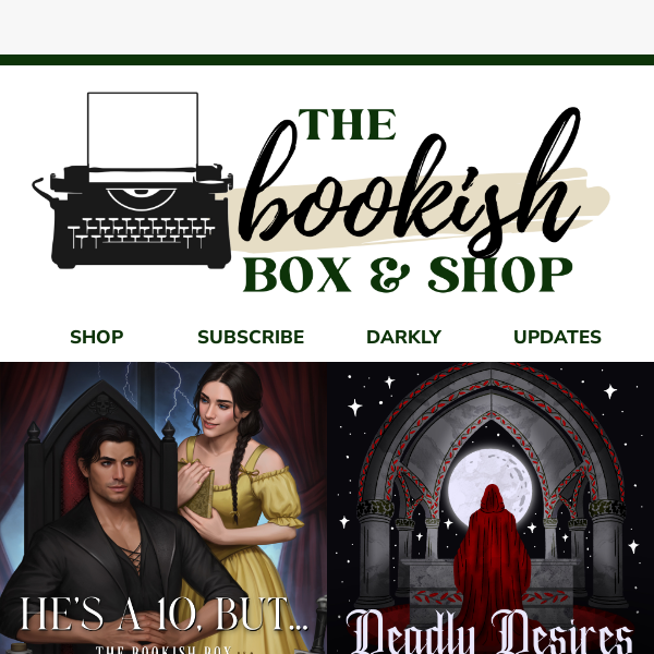 February Bookish Box & Darkly Box Theme Reveals 🥳