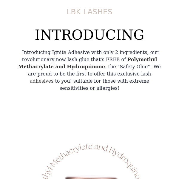 Our NEW Revolutionary Lash Adhesive is HERE ✨