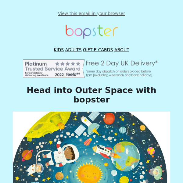 Head into Space with bopster 🚀