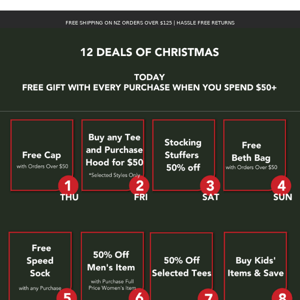 Only 3 Days Left! 12 Deals of Christmas