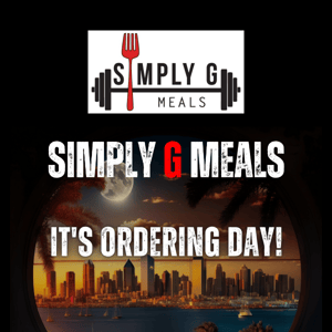 SPECIAL PROMO FOR ORDERING DAY! SIMPLYGMEALS