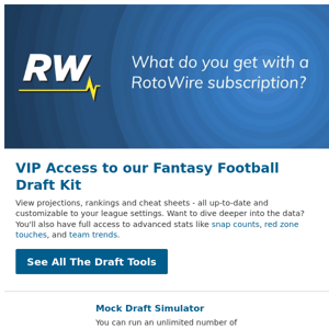 rotowire nfl draft kit