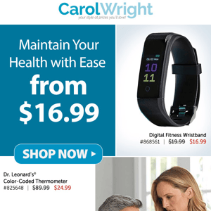 Maintain Your Health with Ease from $16.99