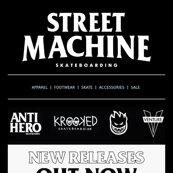 🔥 Anti Hero, Krooked, Spitfire & Venture NEW RELEASES  🔥