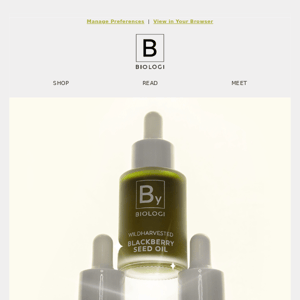 ⚡ JUST LAUNCHED: By Blackberry Seed Oil ⚡