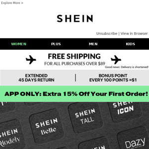 SHEIN Collection| Discover your style without limitations.							