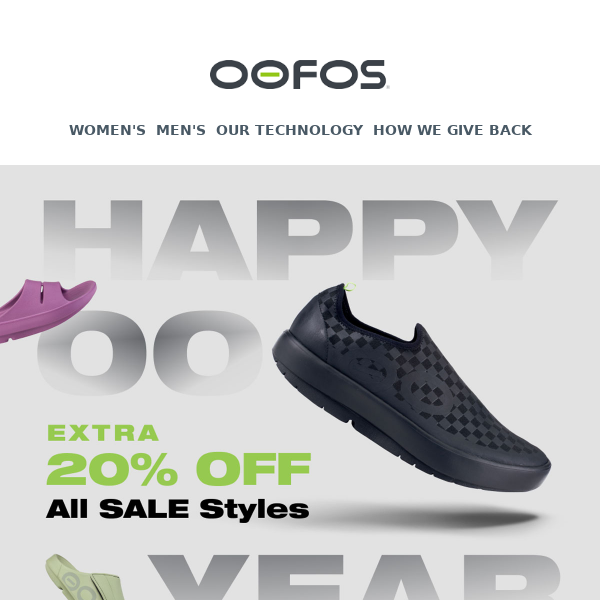 Oofos deals 2025