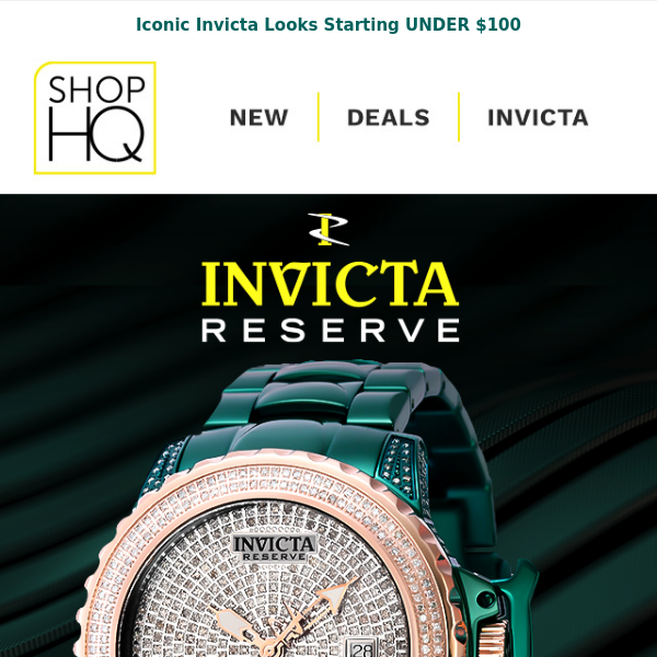 HUGE Savings on the Apex of Invicta Design