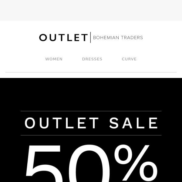 50% OFF ALREADY REDUCED PRICES
