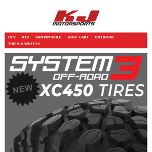 All-New System 3 Off-Road XC450 Tires are In Stock Now!