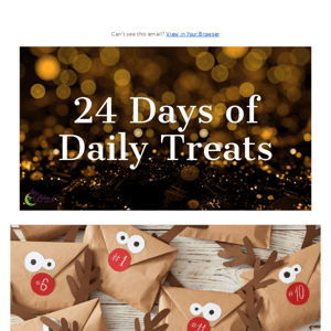 24 Days of Daily Treats