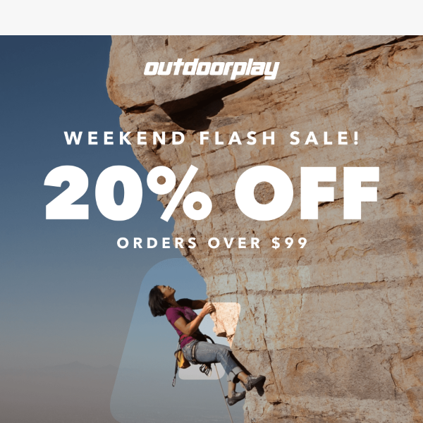 Outdoorplay Take 20% OFF Orders over $99