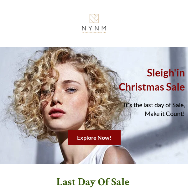 Last Day of Sleigh'in Christmas Sale. Let's Make it Count! ❤️🎅