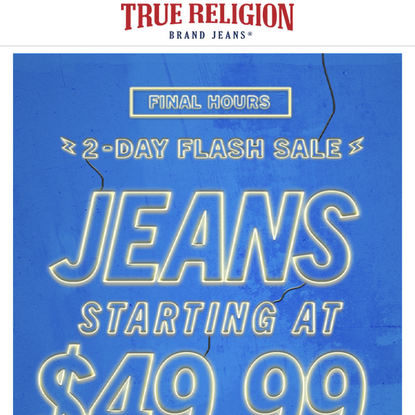 ⏰ FINAL HOURS ⏰ $49.99+ JEANS