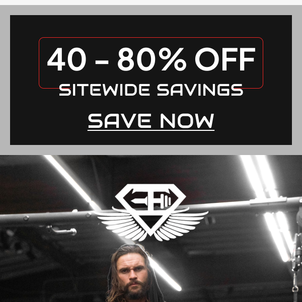 Upgrade Your Performance | 40 - 80% OFF Sitewide