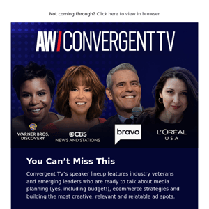 Access the Full Convergent TV Agenda