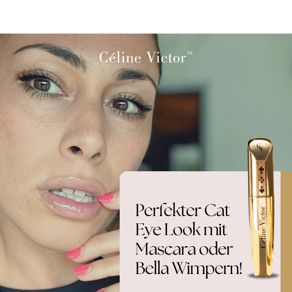 🐱 Perfekter Cat Eye Look mit Mascara oder Bella Wimpern!