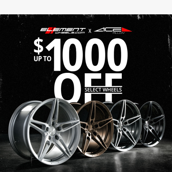 CYBER SAVINGS START NOW 📱 Element Wheels BF/CM Sale