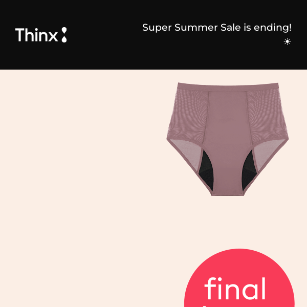 Last chance to save up to 50% ☀️