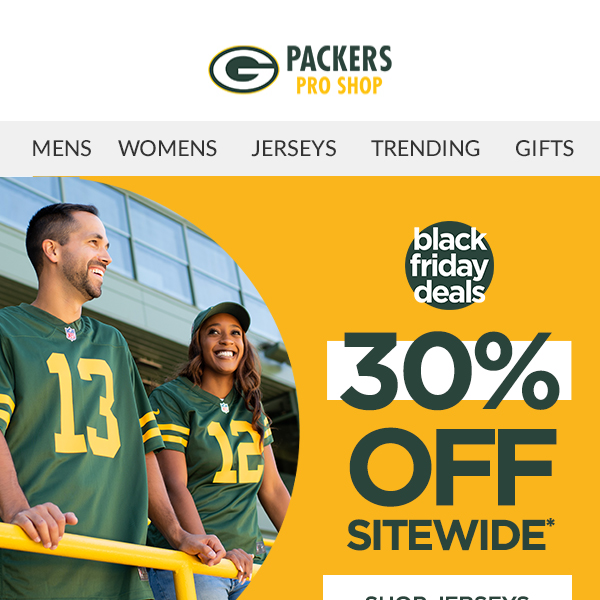 Black Friday Deals Are Here - Packers Pro Shop