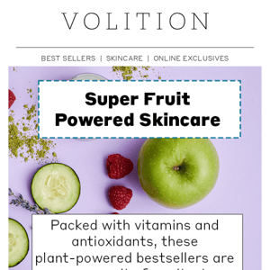 Super Fruit Powered Skincare 🍎🍉🍋