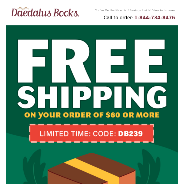 Get Free Shipping, Save Santa the Trip!