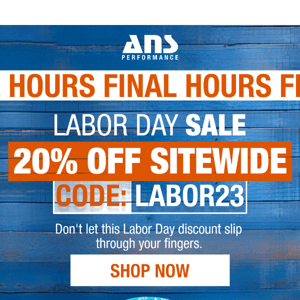 Save 20% before midnight! ⏰