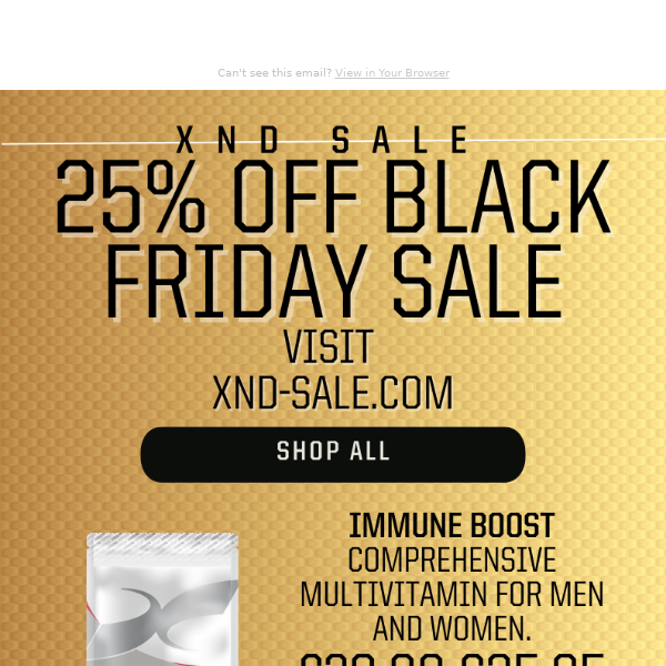 3 days left for 25% off Xendurance