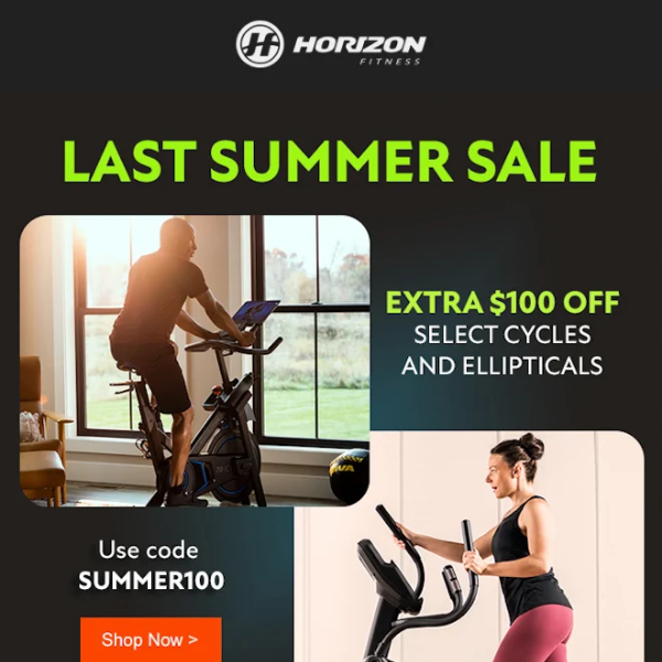 Last Call for Summer Savings: Extra $100 Discount!