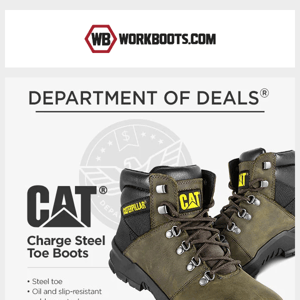 DOD: These $54.99 CAT boots are 🔥