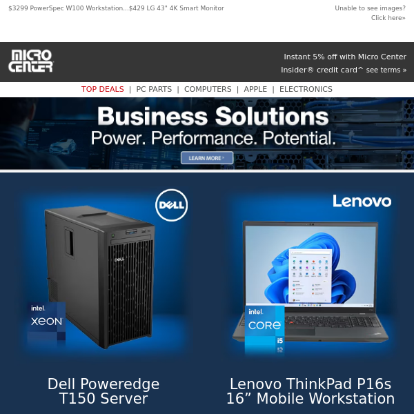 $1799 Dell Poweredge T150 Server...$1799 Lenovo 16" Mobile Workstation