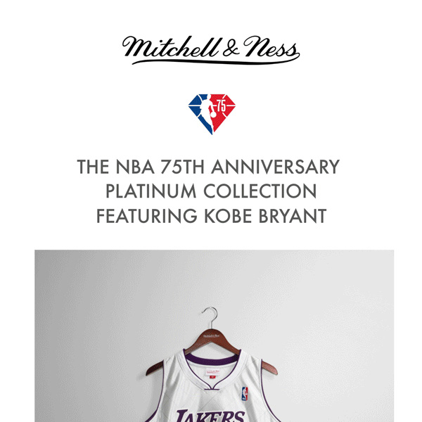 Kobe Bryant 2007-08 NBA 75th Anniversary Platinum Jersey