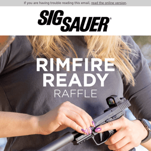 Rimfire Ready Raffle with ASA: You Could Win a P322 Prize Pack