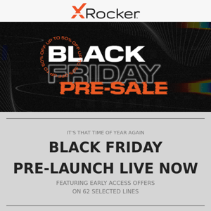 We're giving your EARLY ACCESS to X-Rocker offers 🎮