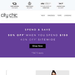 Fine & Divine + 50% Off* When You Spend $150