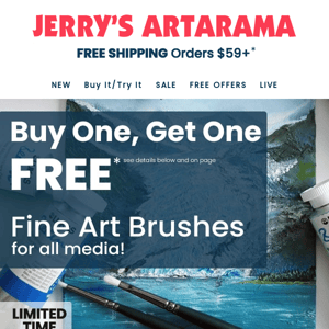 Brush BOGO! 🖌️ Buy One, Get One Free!