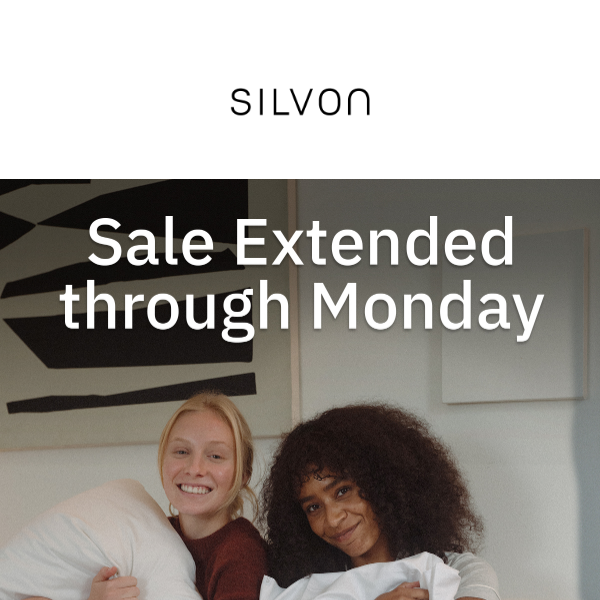 Sale extended: 20% off Silvon products.