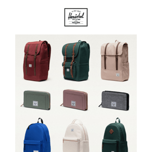 Just In | New Backpacks and Accessories