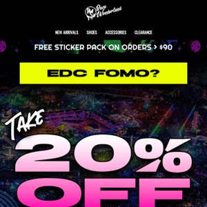 🚨 20% OFF SITEWIDE 🚨 USE CODE: EDCFOMO