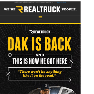 Dak Prescott + RealTruck
