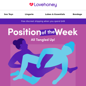 Get tangled up in this new position...