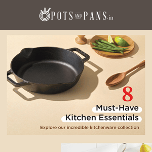 🙋‍♀️List of must have for Pots and Pans IN🙋‍♀️