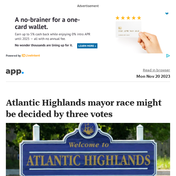 Top Stories: Election 2023: Next mayor of Atlantic Highlands might win by 3 votes; council race tight