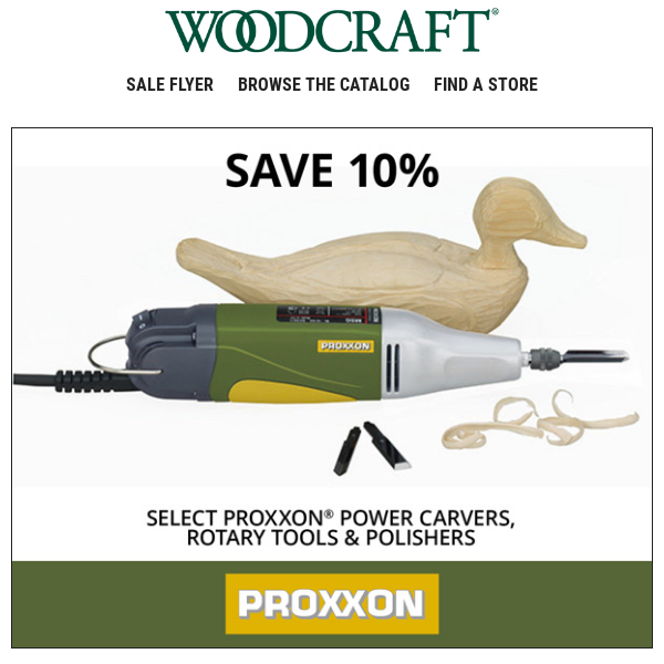 Select Deals on Ramelson & Proxxon Carvers and Shapers