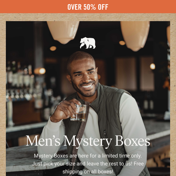 Over 50% off ⚡ The Mystery Box
