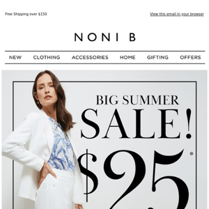 The $25 Summer Sale Starts NOW