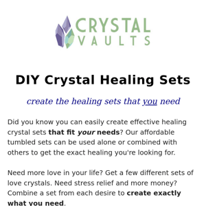 DIY Powerful Healing Crystal Sets 💞