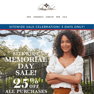 25% Off Sitewide! | Memorial Day Sale