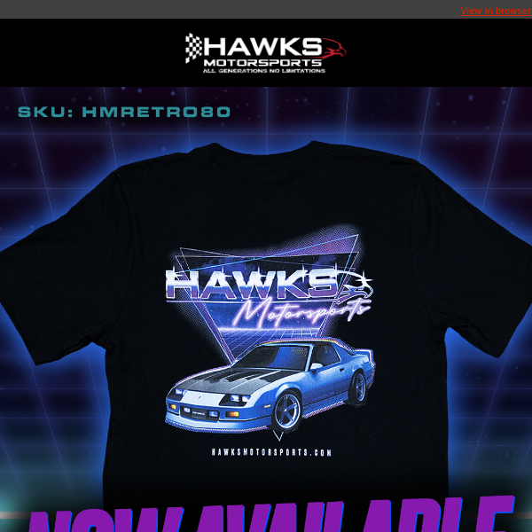 See What's New At Hawks Motorsports - October 6